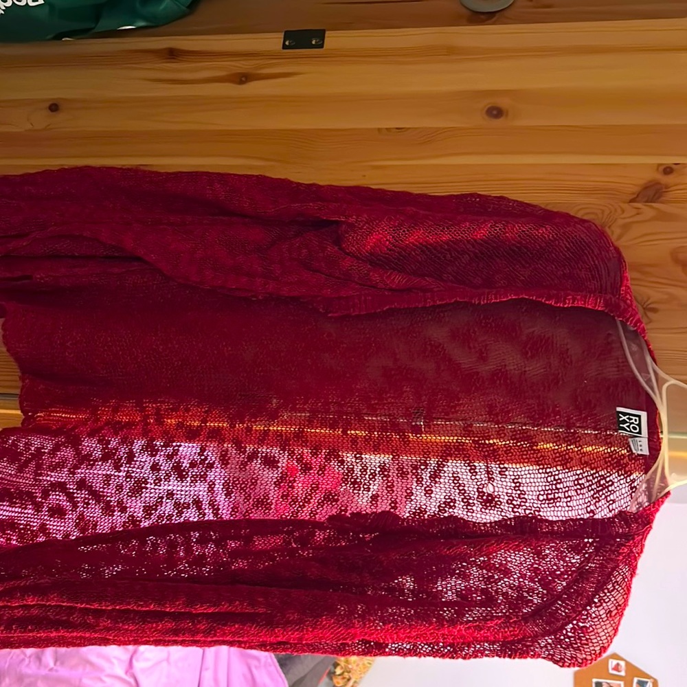 Maroon/Pink Cardigan